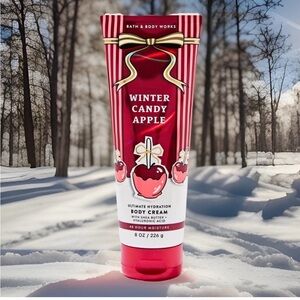 Bath & Body Works -Winter Candy Apple Body Cream (8 oz)